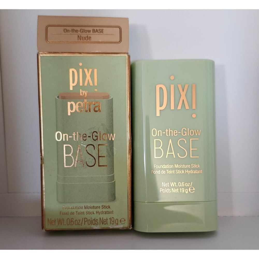 Pixi On-the-Glow Base Foundation Moisture Stick ~ Nude ~19gm/.06 oz